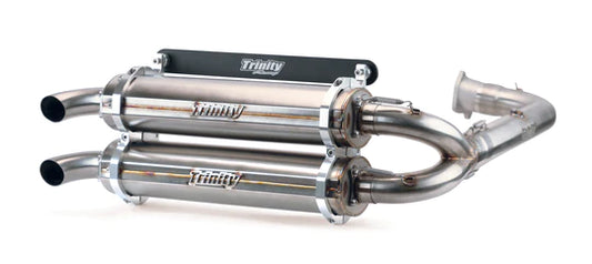 TRINITY RACING- STAINLESS STEEL RZR TURBO / S FULL SYSTEM TR-4153D-SS