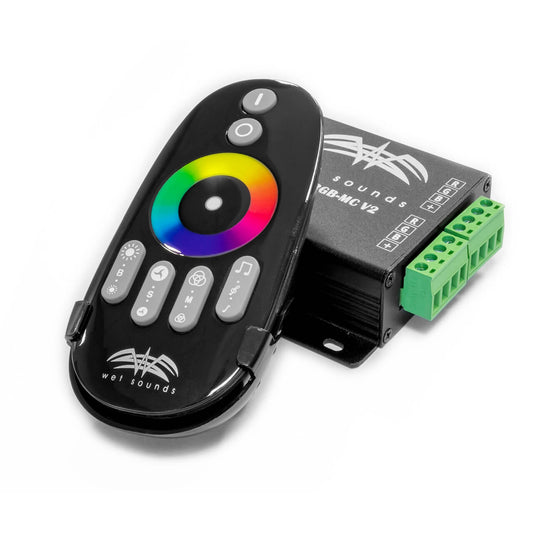 WET SOUNDS- RF-RGB-MC V2 | Wet Sounds RF RGB Music Controller W/ Touch Activated Remote