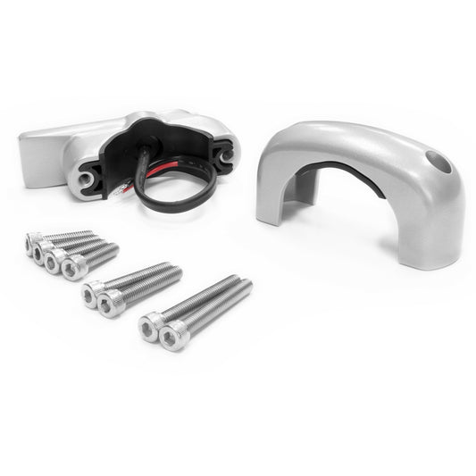 WET SOUNDS-ADP TC3-F-SILVER | Wet Sounds Silver Aluminum Clamp For Tube Diameter 1 7/8” To 3”