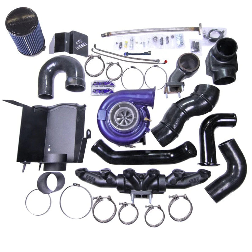 DIESELR- ATS Aurora Plus 5000 Compound Turbo System Fits 2003-2007 5.9L Cummins