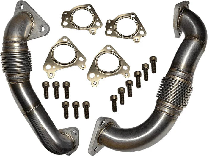 DIESELR- ATS Direct Replacement Up-Pipe Kit Fits 2001-2010 6.6L Duramax