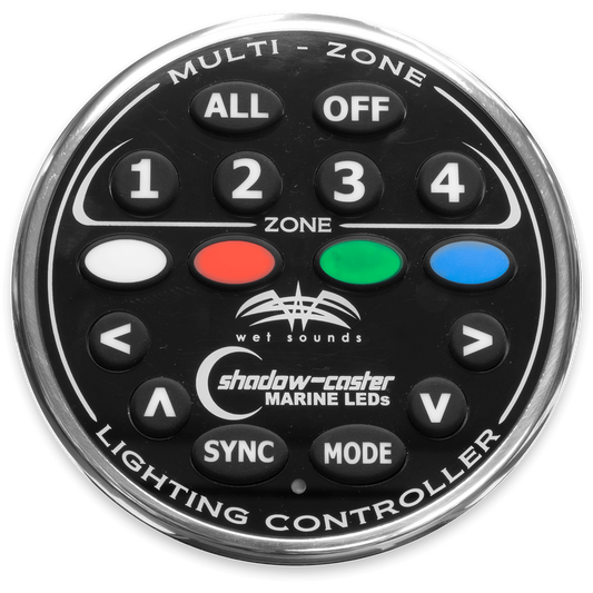 WET SOUNDS- WS-4Z-RGB REMOTE | Wet Sounds 4 Zone RGB LED Controller