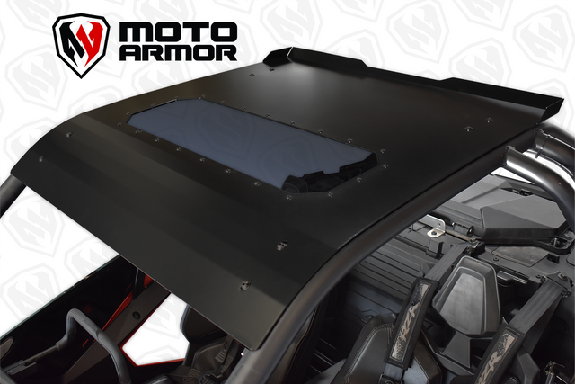 MOTO ARMOR- Aluminum Roof (With Sunroof) RZR PRO XP 2 & RZR TURBO R 2 Seat WHITE