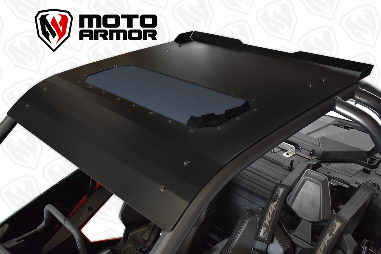 MOTO ARMOR- Aluminum Roof (With Sunroof) RZR PRO XP 2 & RZR TURBO R 2 Seat RED