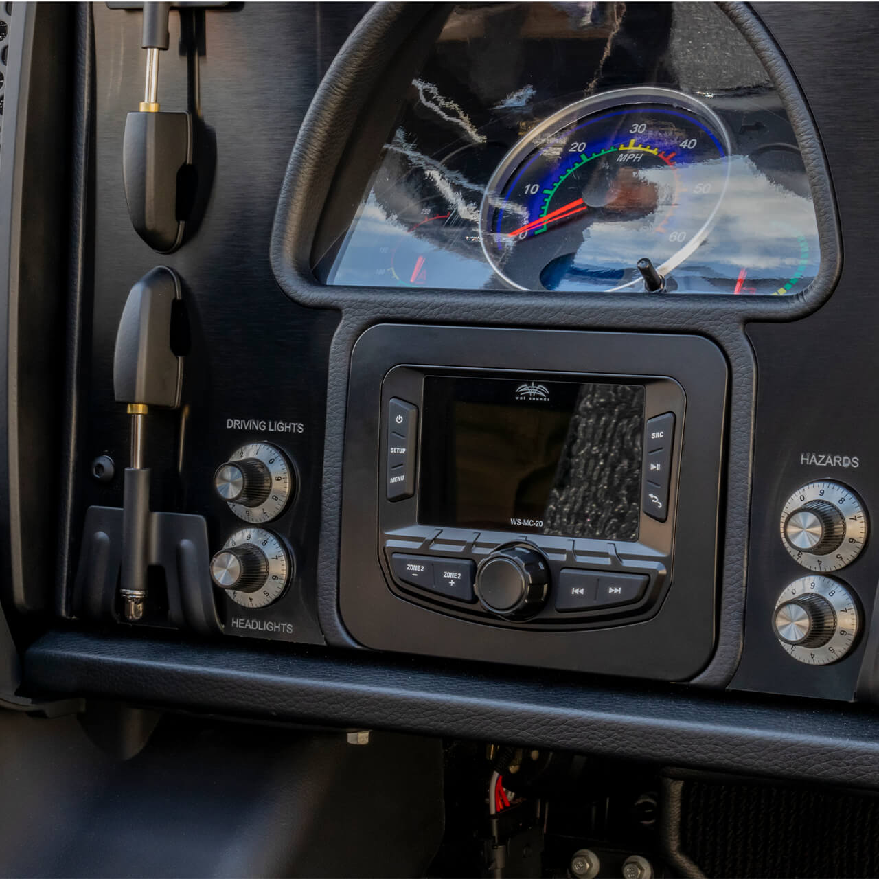 WET SOUNDS- WS-MC-20 | Wet Sounds™ 2-Zone Media Center w/ SiriusXM-Ready® and NMEA 2000 Connectivity