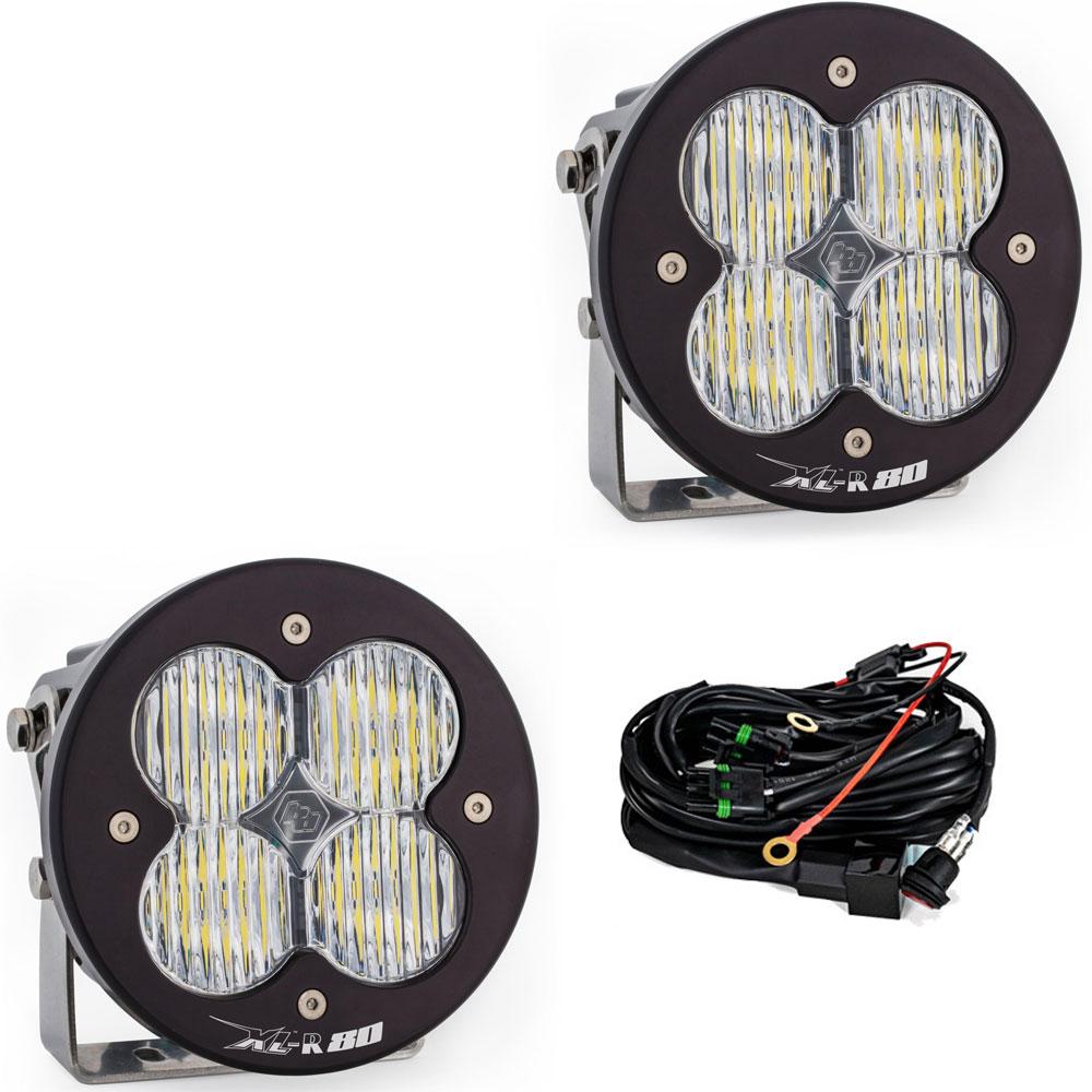 BAJA DESIGNS XL-R 80 LED Auxiliary Light Pod Pair - Universal