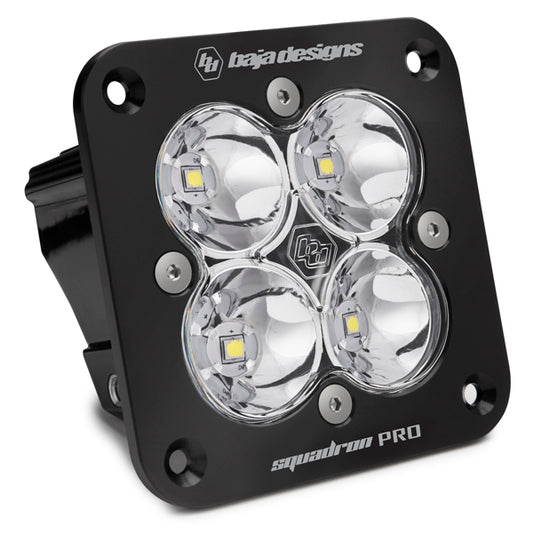 BAJA DESIGNS Squadron Pro Black Flush Mount LED Auxiliary Light Pod - Universal