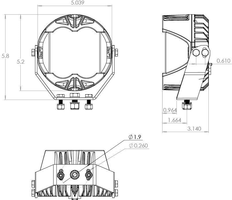 BAJA DESIGNS LP4 Pro LED Auxiliary Light Pod Pair - Universal