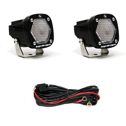 BAJA DESIGNS S1 Black LED Auxiliary Light Pod Pair - Universal