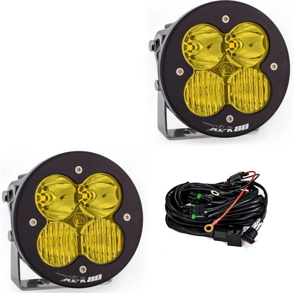 BAJA DESIGNS XL-R 80 LED Auxiliary Light Pod Pair - Universal