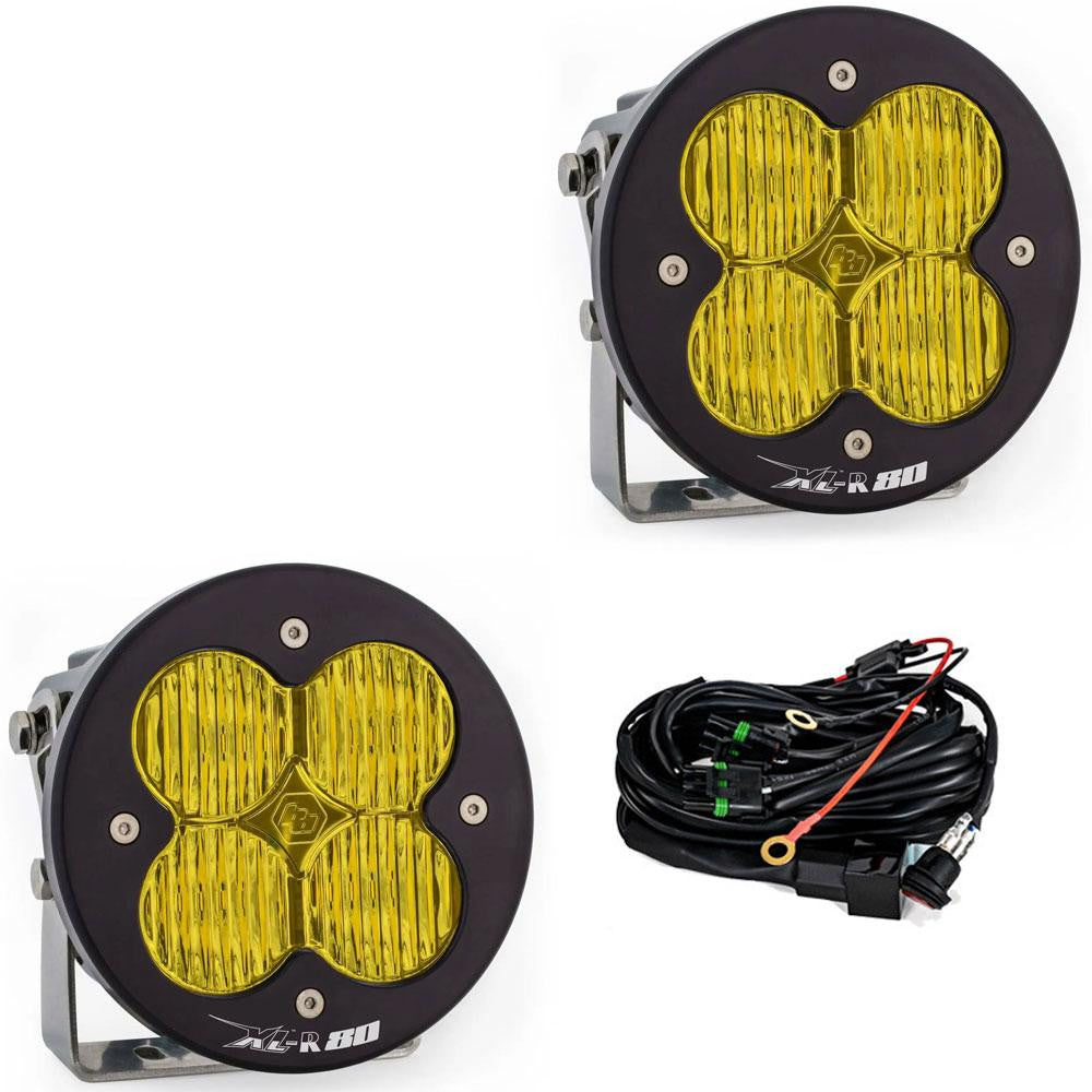 BAJA DESIGNS XL-R 80 LED Auxiliary Light Pod Pair - Universal