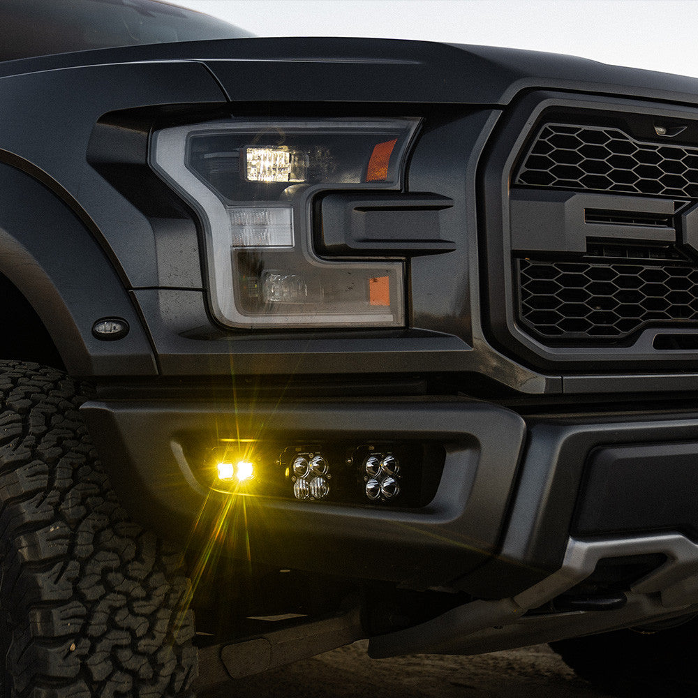 BAJA DESIGNS Ford Raptor Squadron/S2 SAE “Sportsman” Fog Pocket Light Kit - Ford 2017-20 F-150; NOTE: Raptor