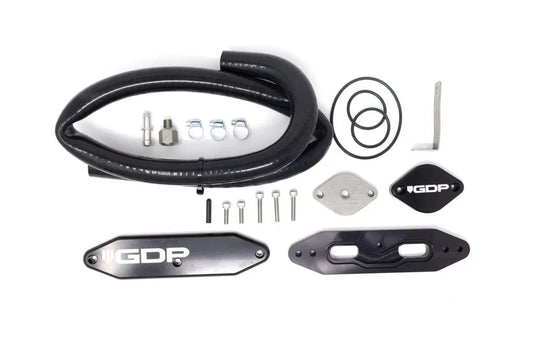 DIESELR- Cooler Upgrade Kit w/ Pass Through plate (2020+ Powerstroke 6.7L)