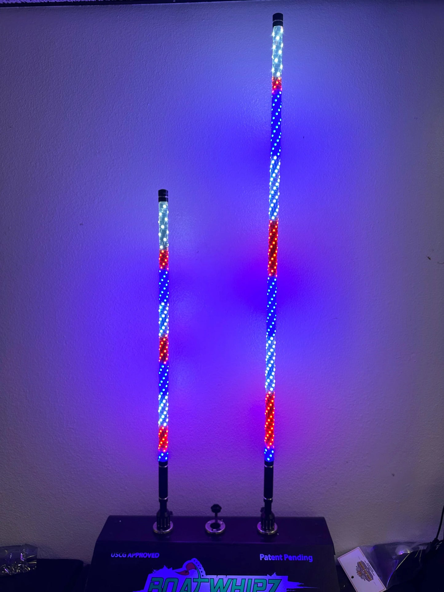 5150 WHIPS- 4' SPIRAL WOUND LED WHIP (BLUETOOTH)