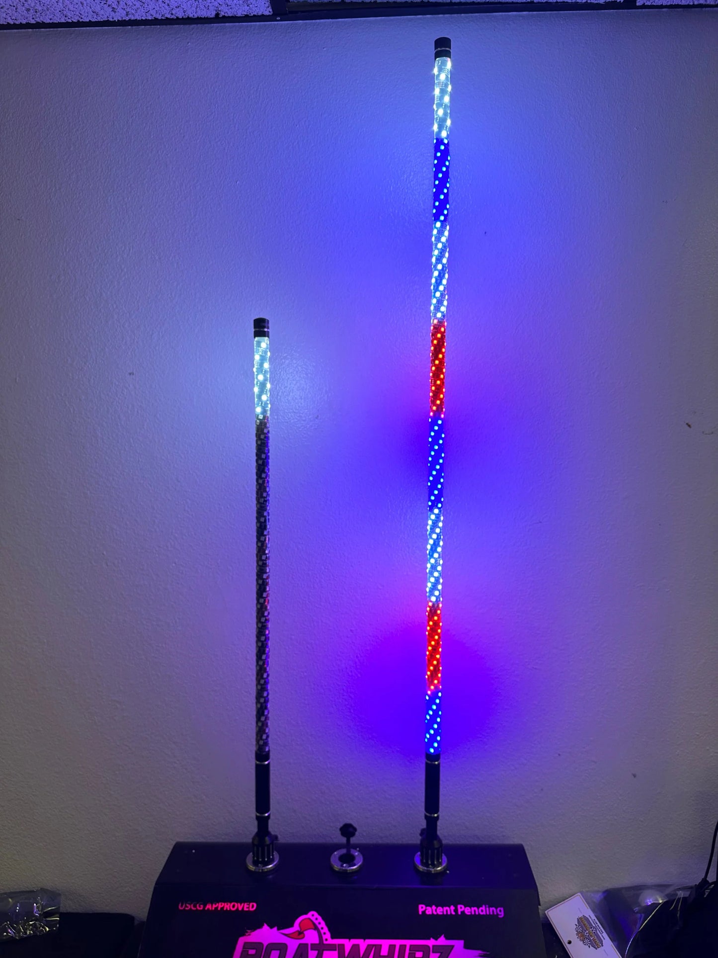 5150 WHIPS- 3' SPIRAL WOUND LED WHIP (BLUETOOTH)