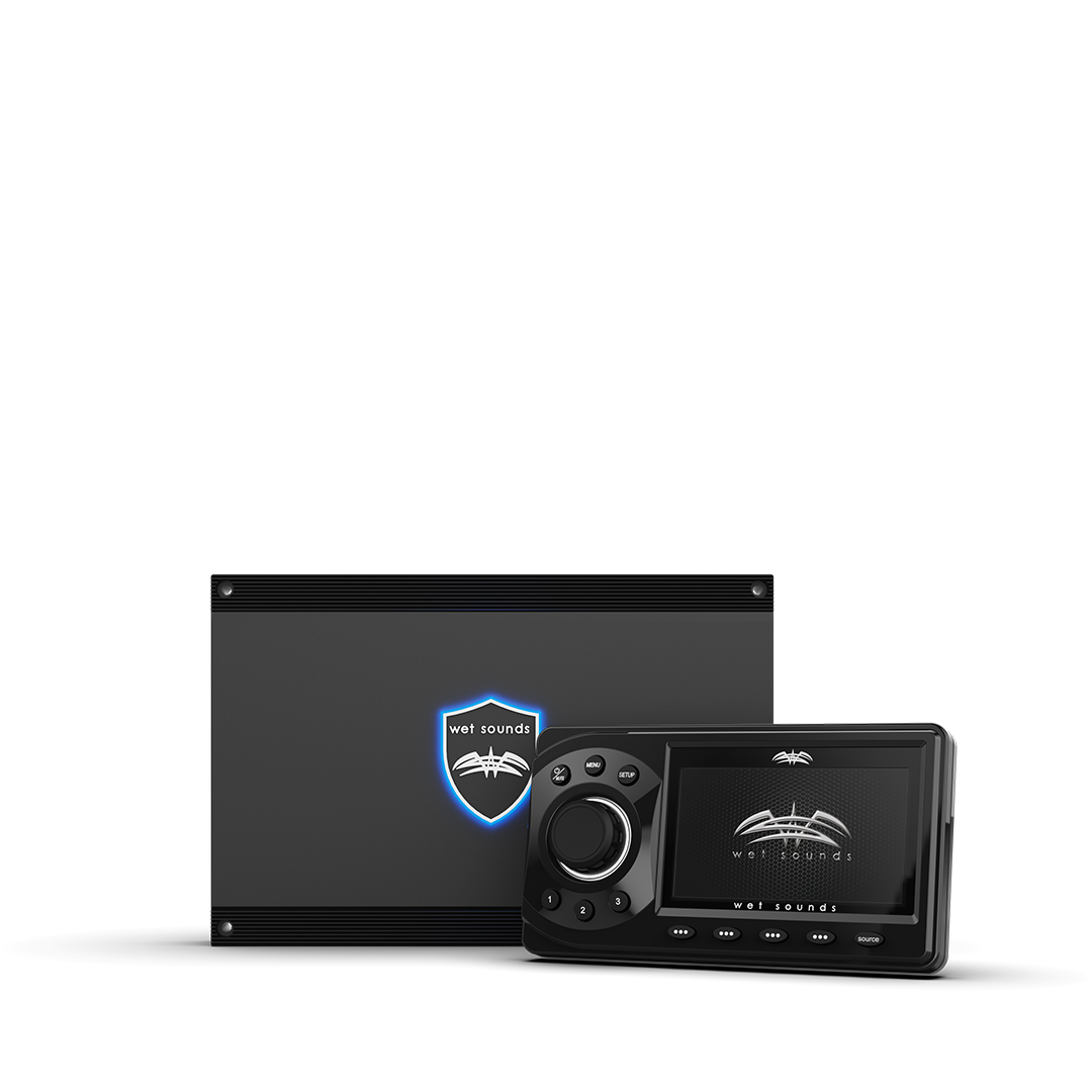 WET SOUNDS- WS-MC-1 | Wet Sounds™ 4 Zone Bluetooth® Marine Media Center