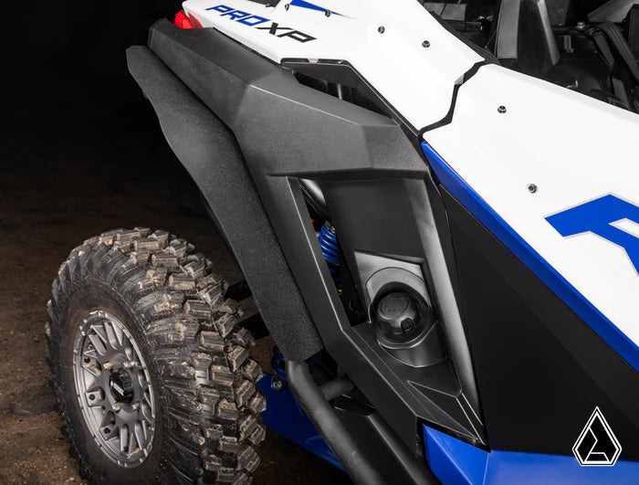 ASSAULT INDUSTRIES- ASSAULT INDUSTRIES LOW-PROFILE FENDER FLARES (FITS POLARIS RZR PRO XP, TURBO R, PRO R)