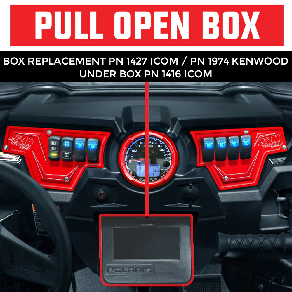 PCI- RZR PULL OPEN BOX REPLACEMENT RADIO AND INTERCOM BRACKET