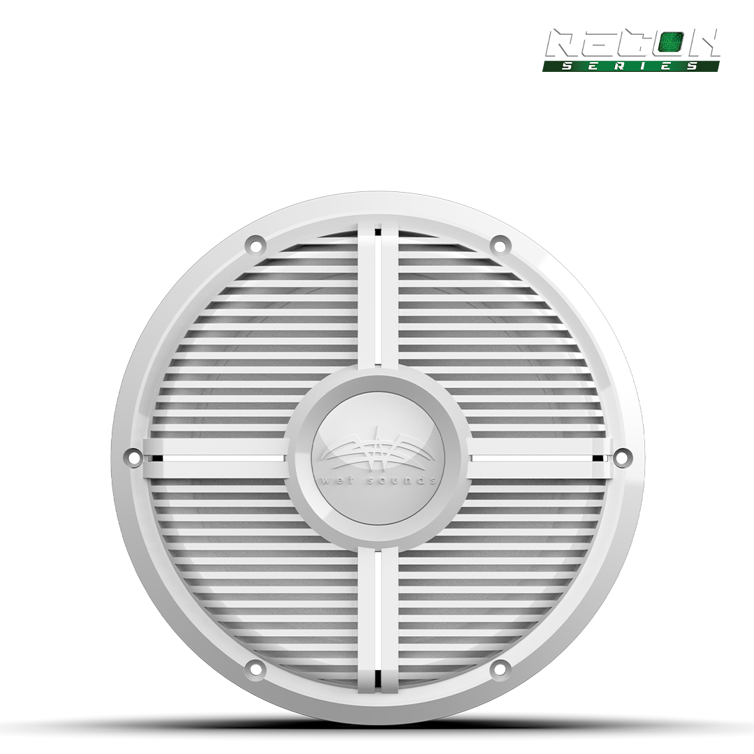 WET SOUNDS- RECON 10 FA-XW-W | Wet Sounds RECON™ Series 10-inch Free-Air Marine Subwoofer - 4Ω White with XW White Grille