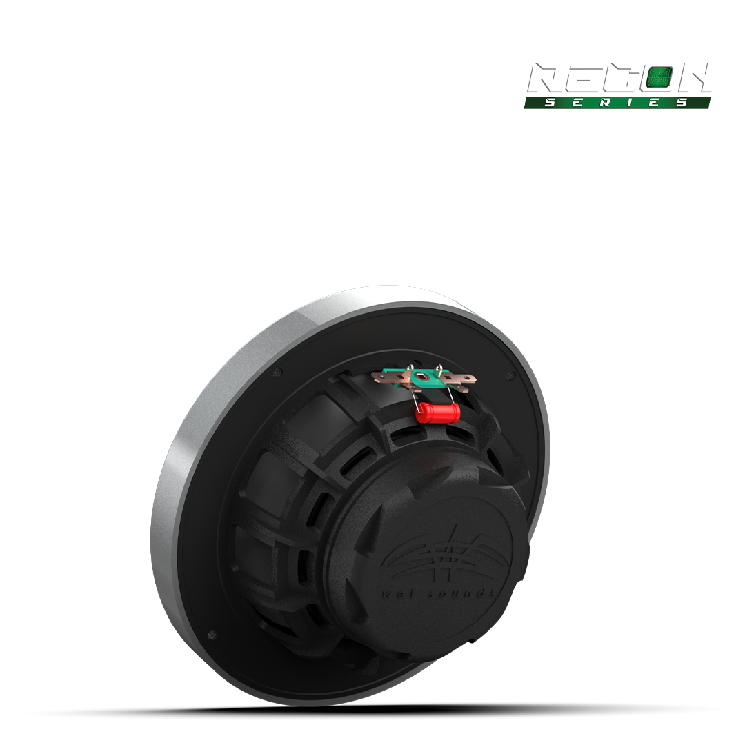 WET SOUNDS- RECON 6-S RGB | RECON™ Series 6.5-inch High-Output Component Style Coaxial Speakers w/ XS-Silver RGB Grilles