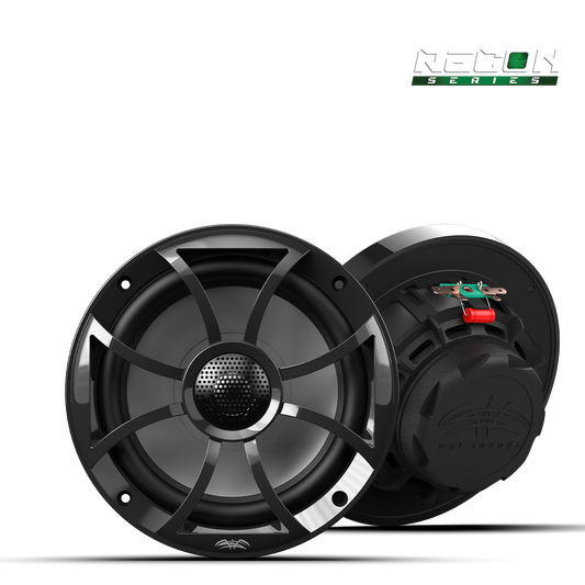 WET SOUNDS- RECON 6-BG | RECON™ Series 6.5-inch High-Output Component Style Coaxial Speakers w/ XS-Black Grilles