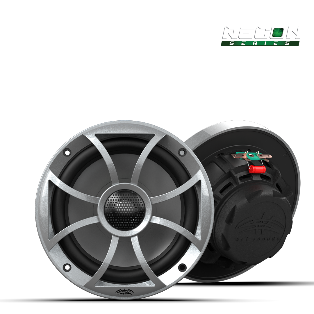 WET SOUNDS- RECON 6-S | RECON™ Series 6.5-inch High-Output Component Style Coaxial Speakers w/ XS-Silver Grilles