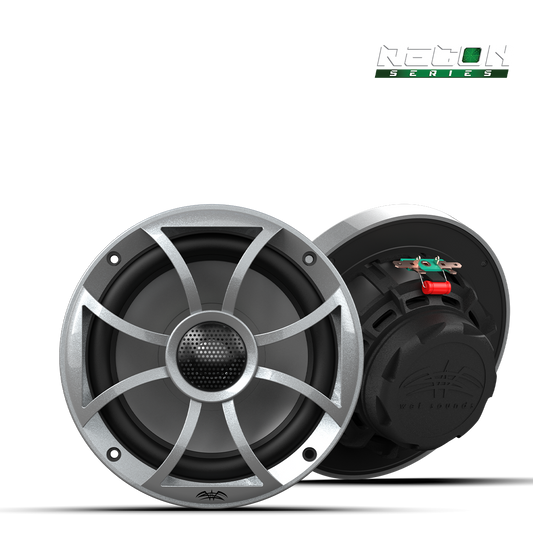 WET SOUNDS- RECON 6-S | RECON™ Series 6.5-inch High-Output Component Style Coaxial Speakers w/ XS-Silver Grilles