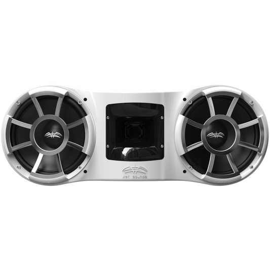 WET SOUNDS- REV 410 White V2 | Wet Sounds Revolution Series Dual 10" White Tower Speaker