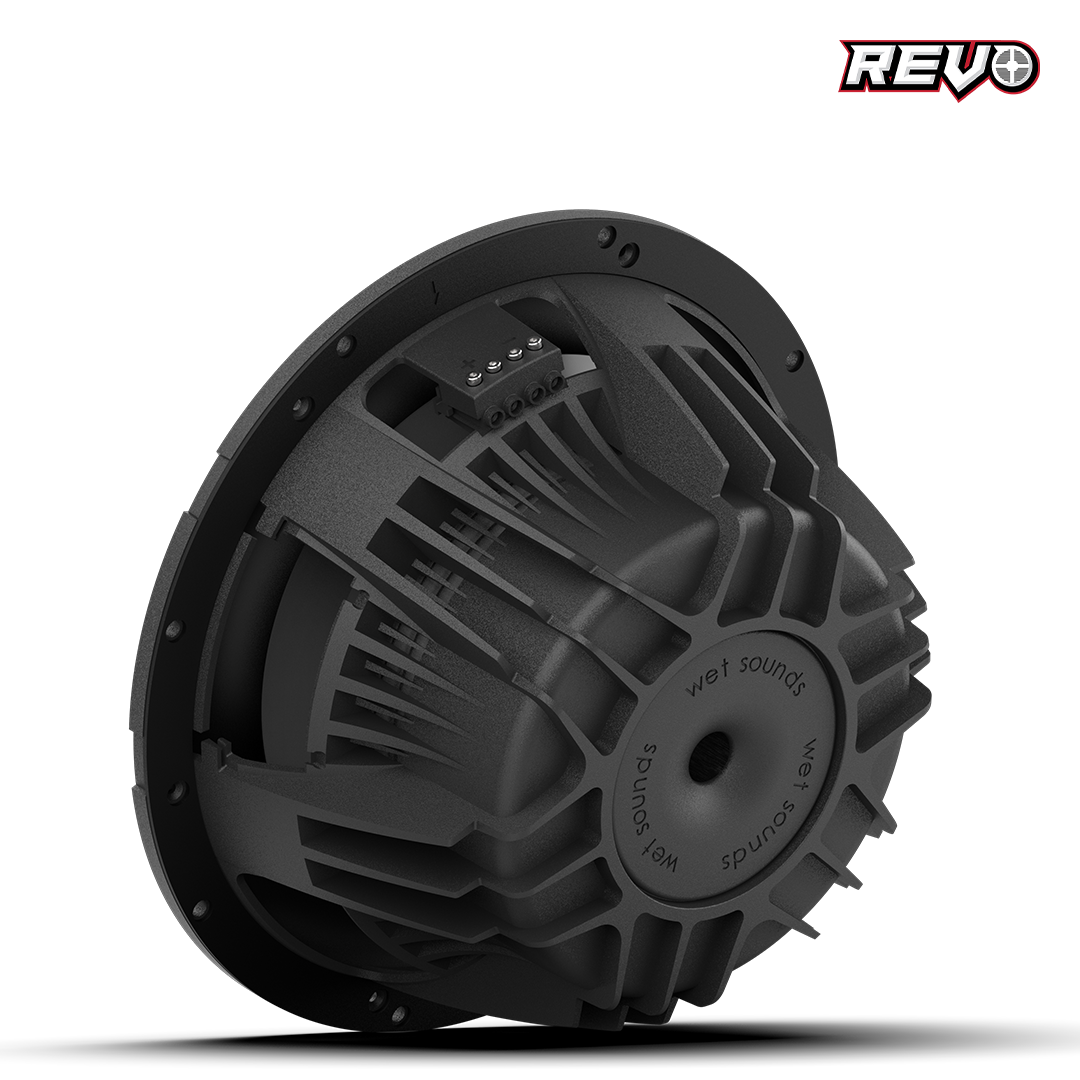 WET SOUNDS- REVO 10 FA S4 V3 | Wet Sounds REVO Series 10-inch Free-Air Marine Subwoofer - 4Ω Black