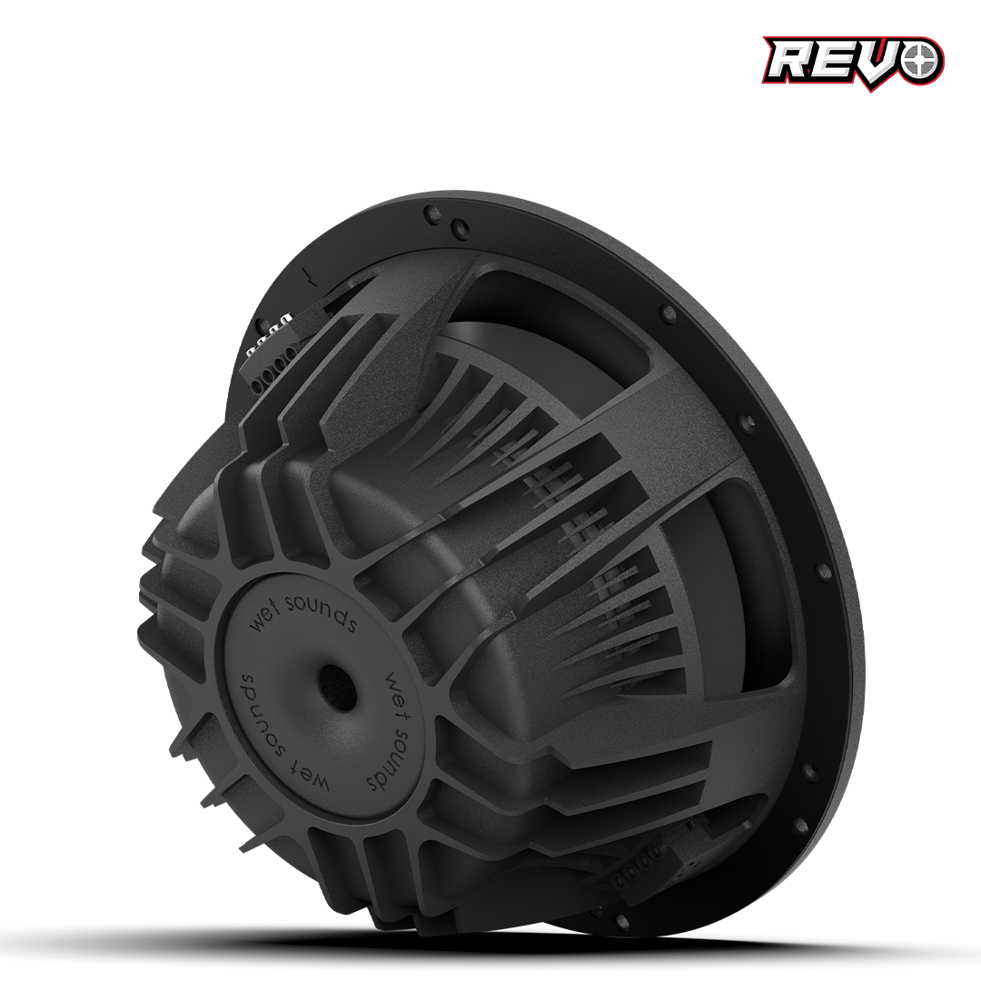 WET SOUNDS- REVO 10 FA S4 V3 | Wet Sounds REVO Series 10-inch Free-Air Marine Subwoofer - 4Ω Black