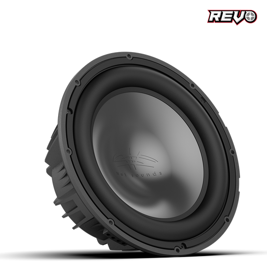 WET SOUNDS- REVO 12 HP S4 V3 | Wet Sounds REVO Series 12-inch High-Power Marine Subwoofer - 4Ω Black