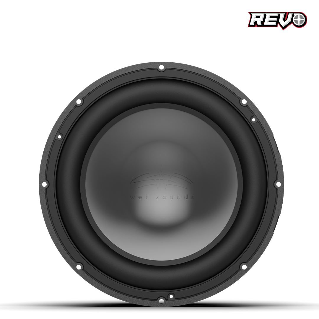 WET SOUNDS- REVO 12 HP S4 V3 | Wet Sounds REVO Series 12-inch High-Power Marine Subwoofer - 4Ω Black