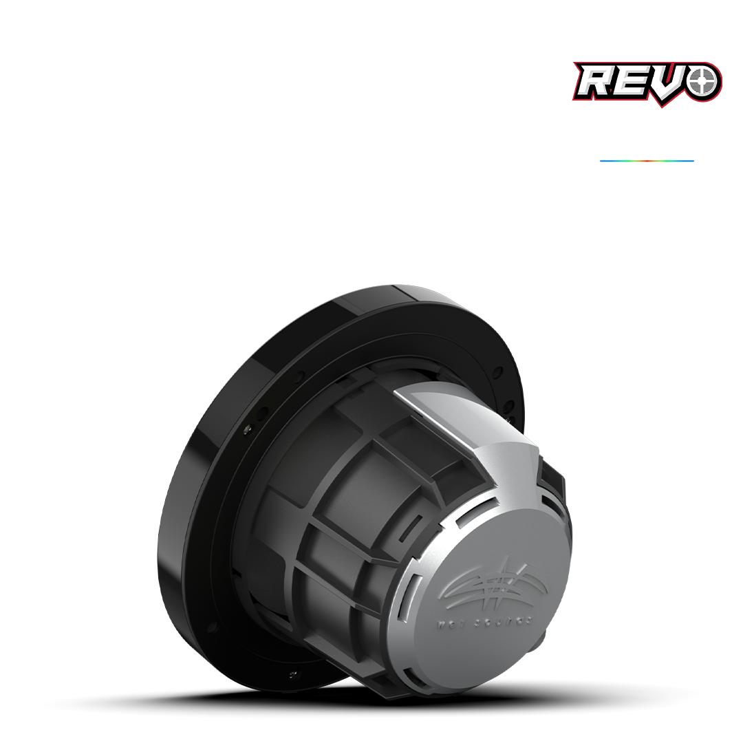 WET SOUNDS-REVO 6 XW-B V3 | REVO Series 6.5-inch High-Output Component Style Coaxial Speakers w/ XW-Black RGB Grilles