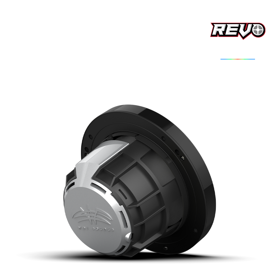 WET SOUNDS-REVO 6 XW-B V3 | REVO Series 6.5-inch High-Output Component Style Coaxial Speakers w/ XW-Black RGB Grilles