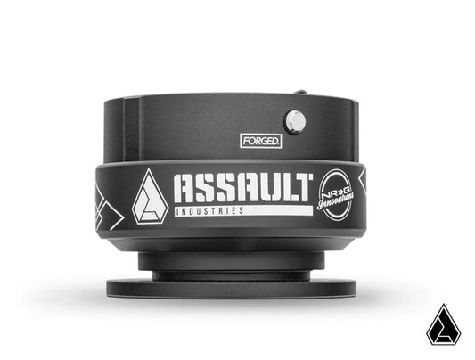 ASSAULT INDUSTRIES- 6 BOLT UNIVERSAL QUICK RELEASE STEERING WHEEL ADAPTER (HUB NOT INCLUDED)