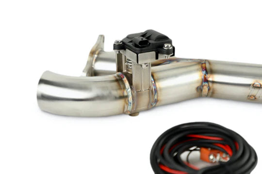 TRINITY RACING- SIDE PIECE HEADER PIPE WITH ELECTRONIC CUTOUT - RZR PRO XP / TURBO R TR-4179HP