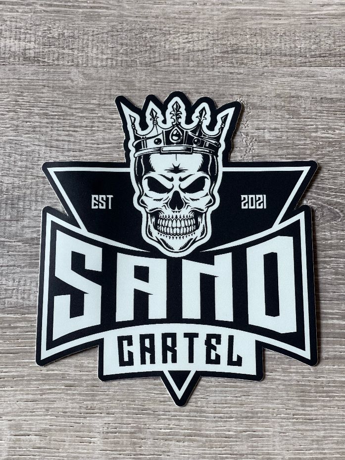 SAND CARTEL OFFROAD- Modern Skull Sticker