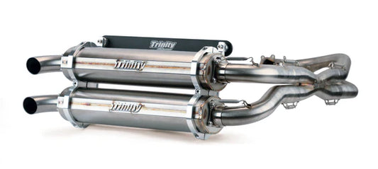 TRINITY RACING- STAINLESS STEEL RZR XP 1000 FULL SYSTEM (2014-2023) TR-4119D-SS