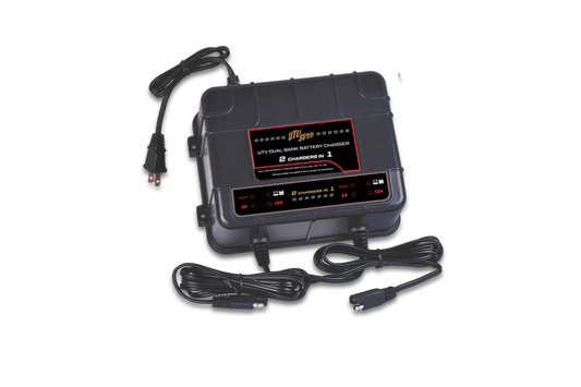 UTV STEREO- DUAL-BANK BATTERY CHARGER / MAINTAINER | UTVS-BCM2