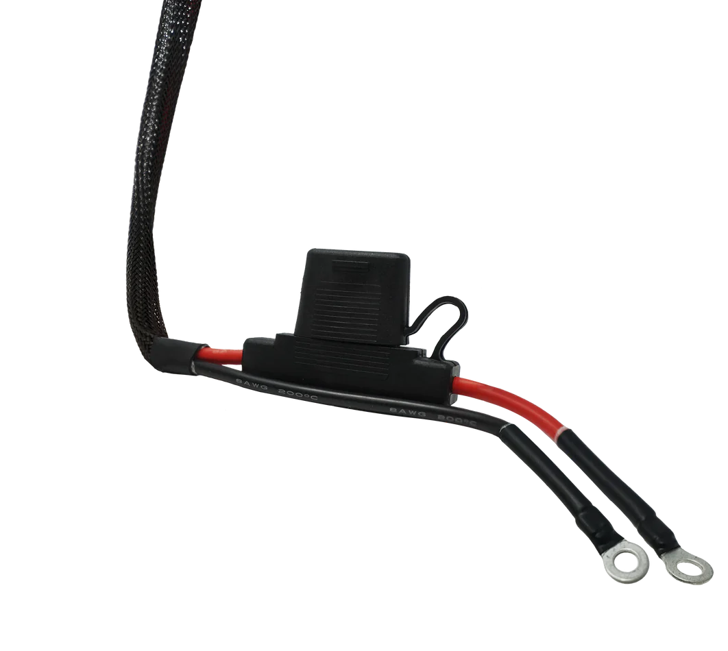 UTV STEREO- 86" POWER HARNESS FOR AMPLIFIER INSTALLATION - 80AMP FUSED | UTVS-HRN-AMP-PWR-86