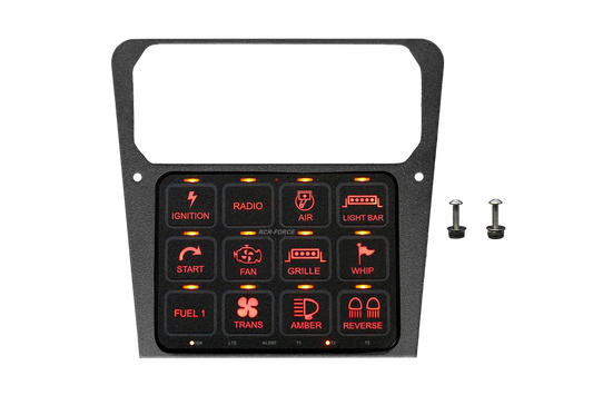 UTV STEREO- SWITCH-PROS® RCR-FORCE® 12 SWITCH PANEL POWER SYSTEM