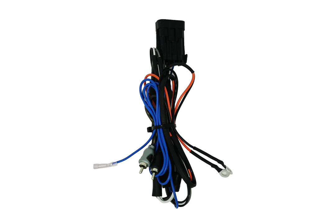 UTV STEREO- RZR® RIDE COMMAND AMPLIFIER HARNESS - TURN ON & DELAY REGULATED | UTVS-RZR-RC-RCA-REGULATED