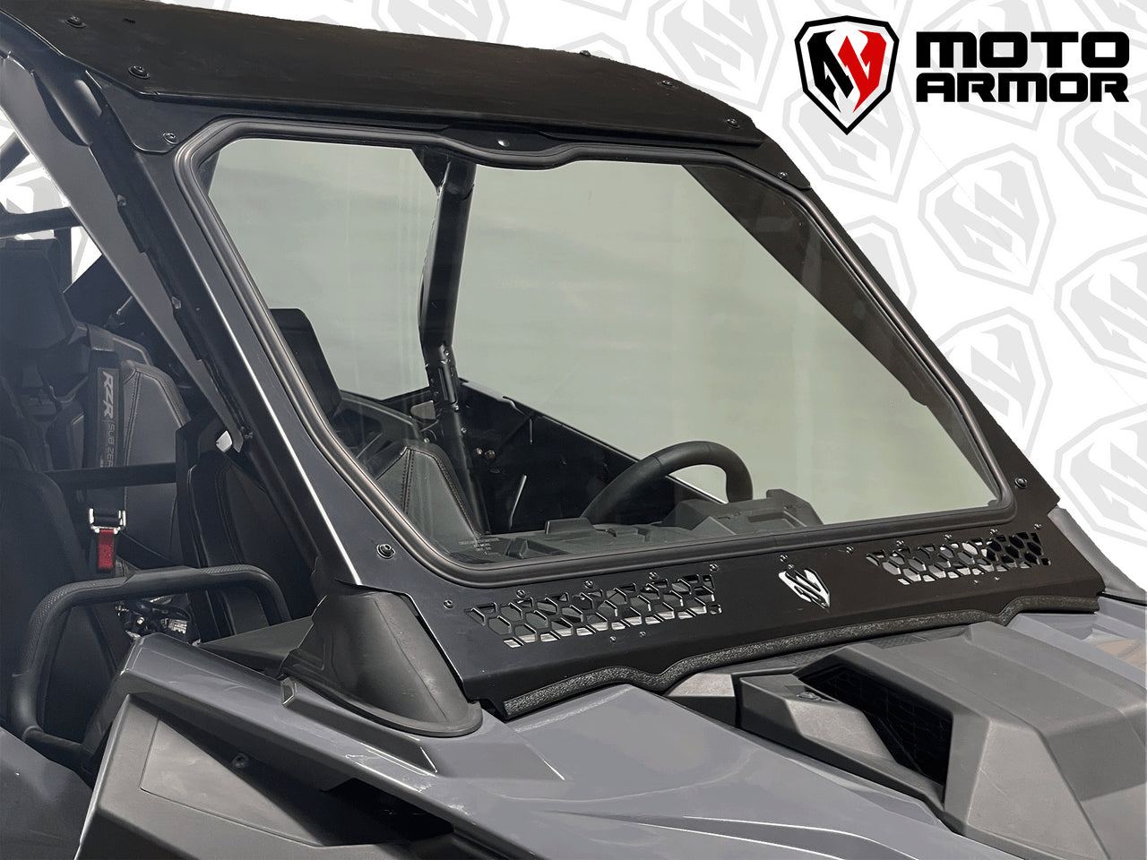 MOTO ARMOR- Moto Armor Pro R 4 Seat Full Glass Windsheild