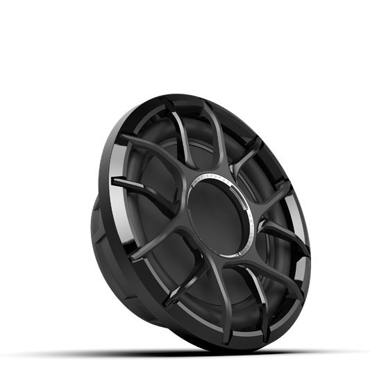 WET SOUNDS- ZERO 10 S4 XZ-B | Wet Sounds Zero Series™ 10-inch 4Ω High-Output Sealed Enclosure Marine Subwoofer with Black XZ Grille