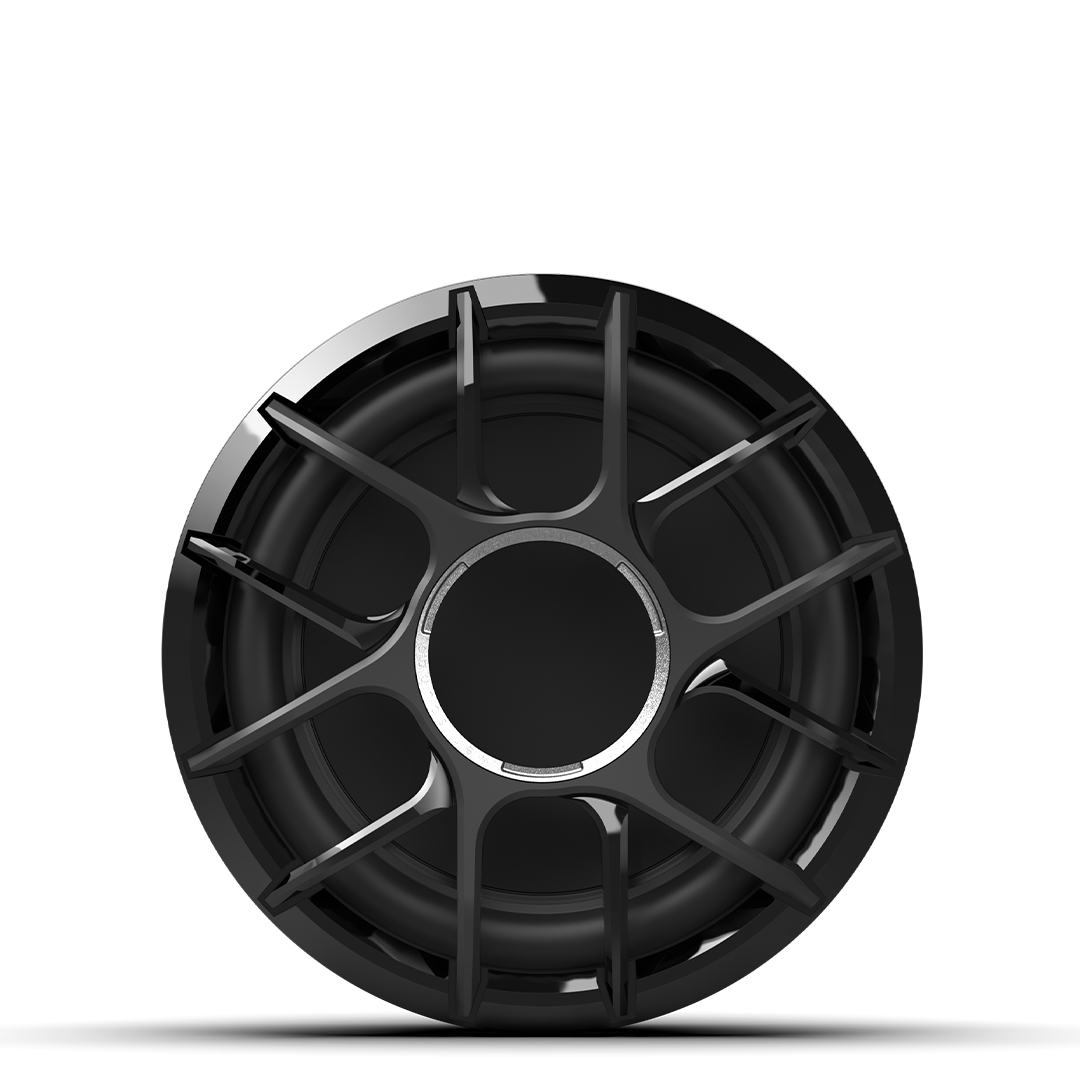 WET SOUNDS- ZERO 10 S4 XZ-B | Wet Sounds Zero Series™ 10-inch 4Ω High-Output Sealed Enclosure Marine Subwoofer with Black XZ Grille