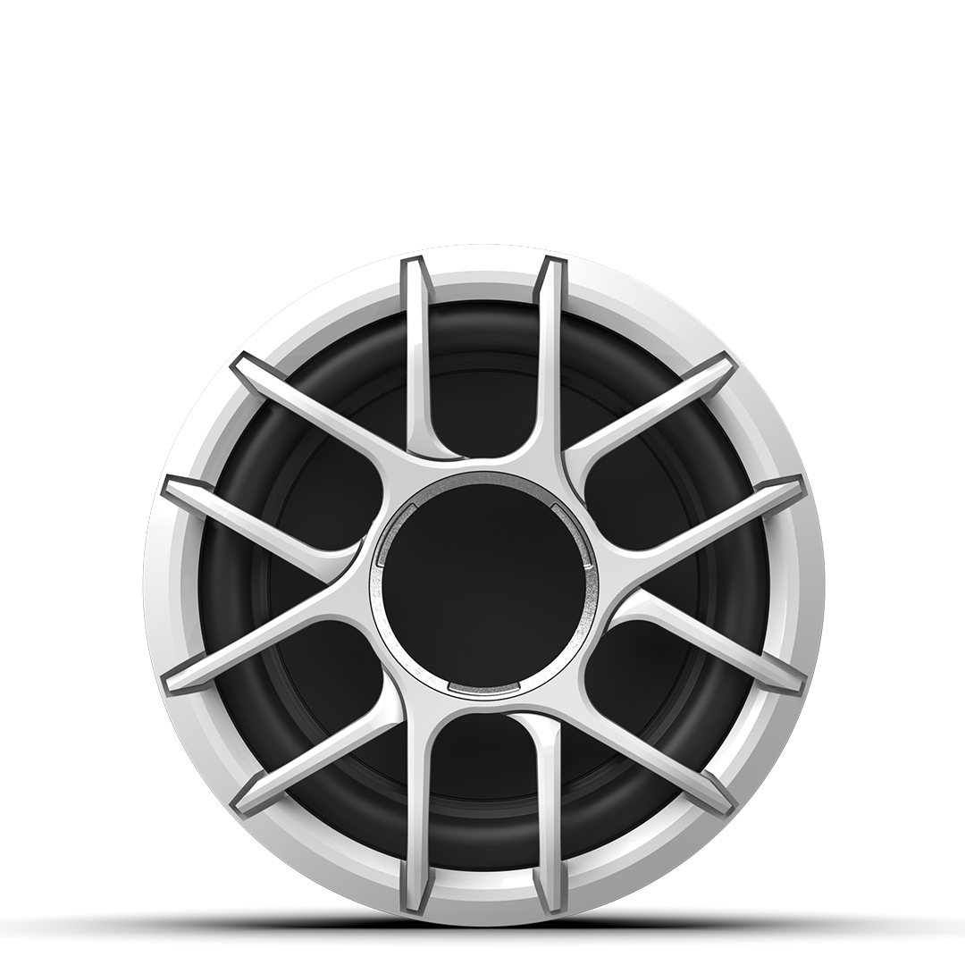 WET SOUNDS- ZERO 10 S4 XZ-W | Wet Sounds Zero Series™ 10-inch 4Ω High-Output Sealed Enclosure Marine Subwoofer with White XZ Grille