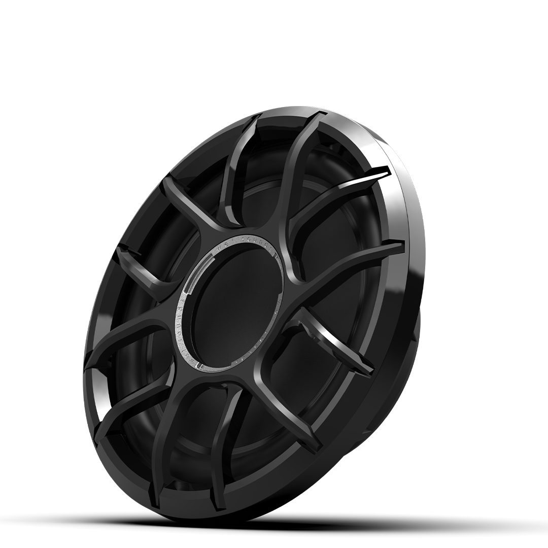 WET SOUNDS- ZERO 12 S4 XZ-B | Wet Sounds Zero Series™ 12-inch 4Ω High-Output Sealed Enclosure Marine Subwoofer with Black XZ Grille