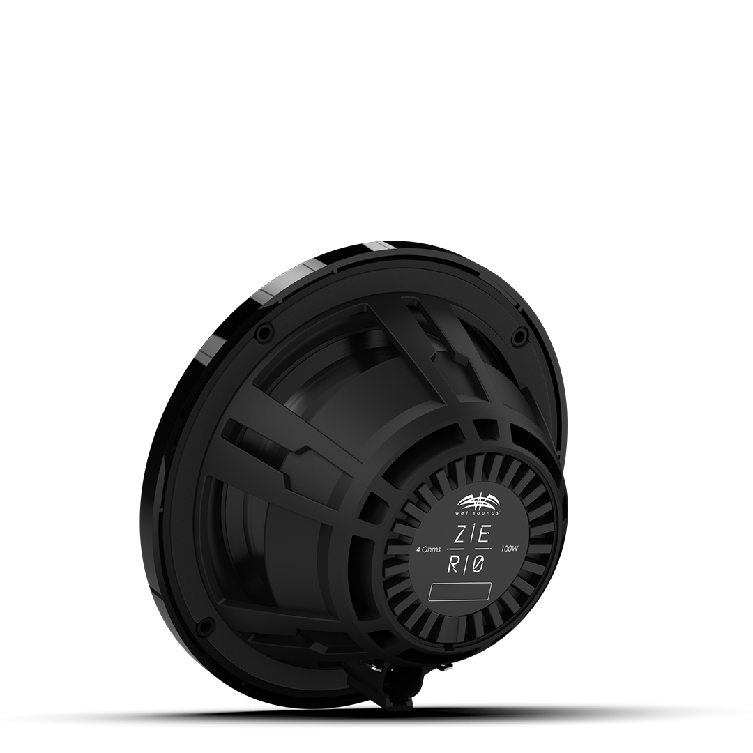 WET SOUNDS- ZERO 6 XZ-B | Zero Series™ 6.5-inch High-Output Component Style Coaxial Speakers - Black