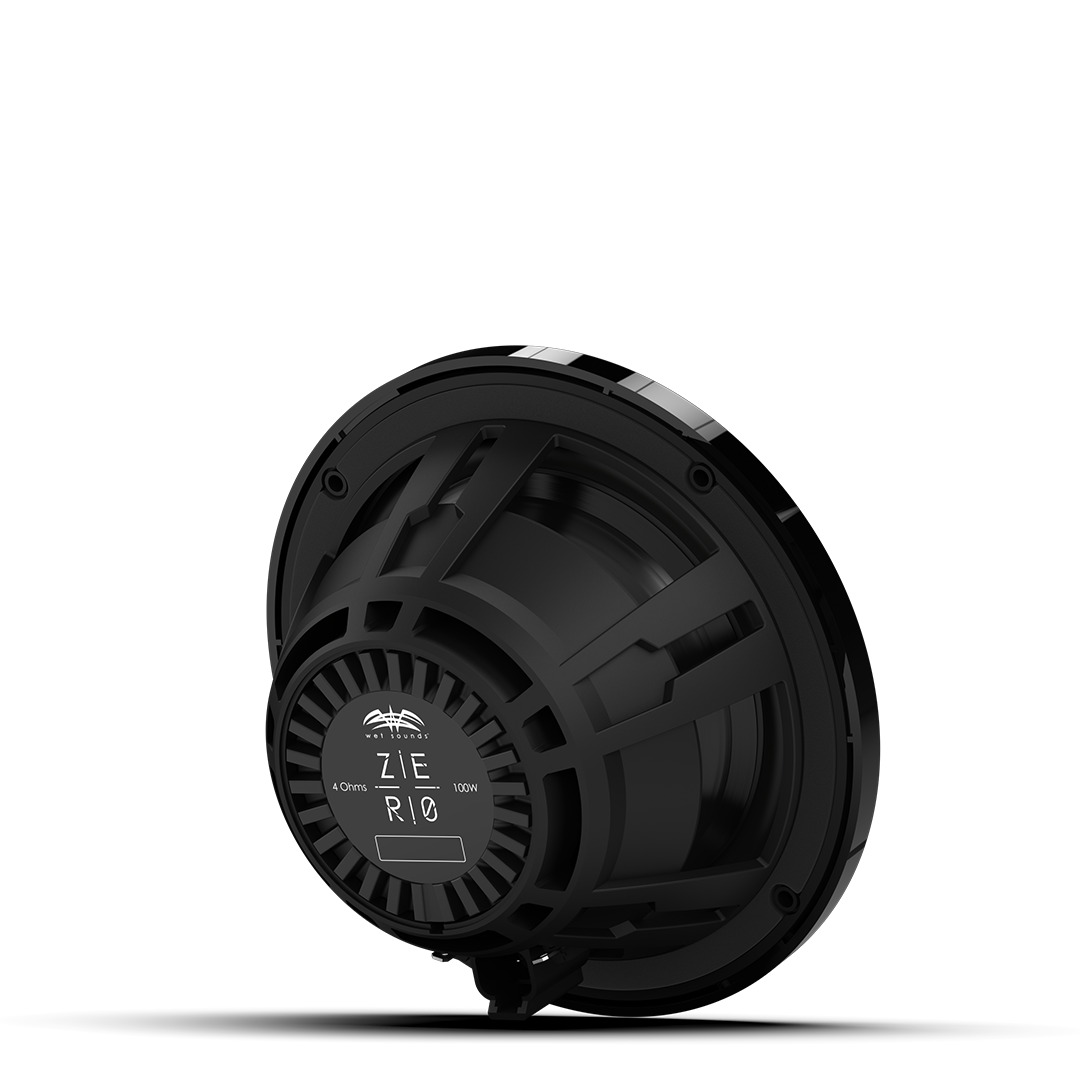 WET SOUNDS- ZERO 6 XZ-B | Zero Series™ 6.5-inch High-Output Component Style Coaxial Speakers - Black