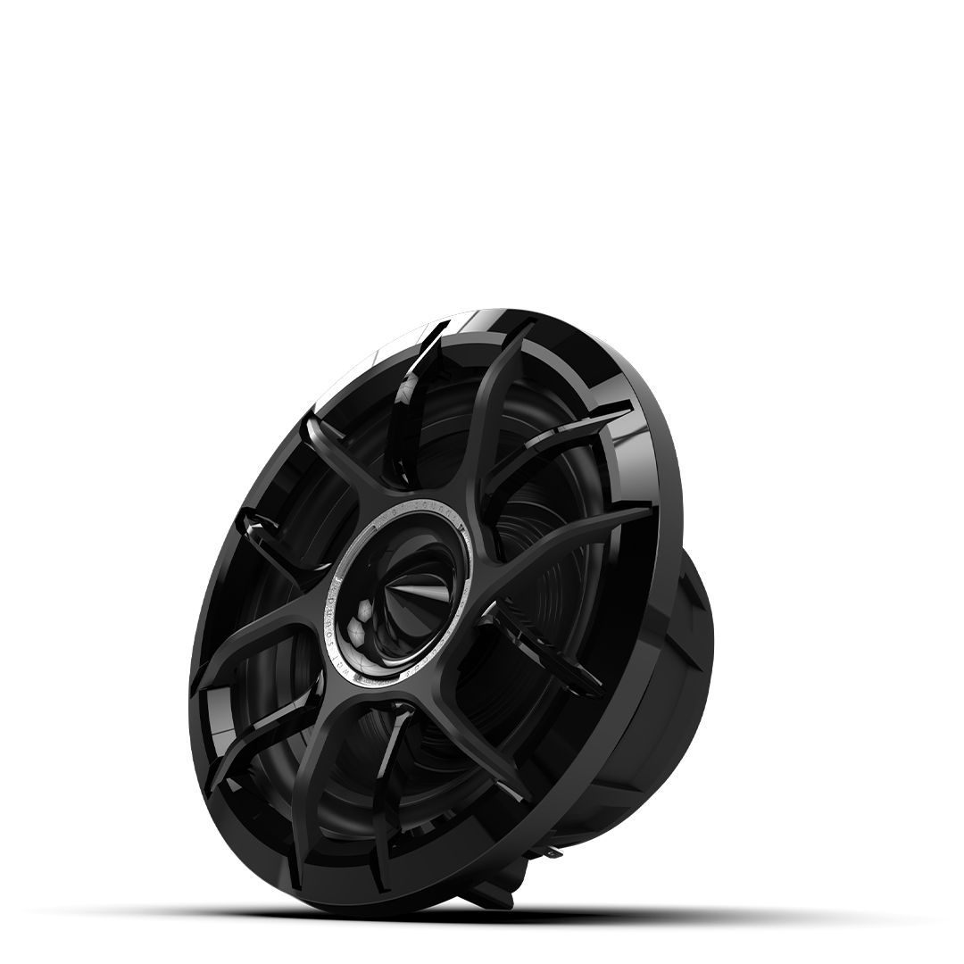 WET SOUNDS- ZERO 6 XZ-B | Zero Series™ 6.5-inch High-Output Component Style Coaxial Speakers - Black